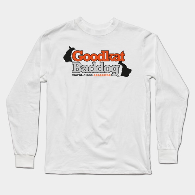 Goodkat & Baddog Long Sleeve T-Shirt by Aguvagu